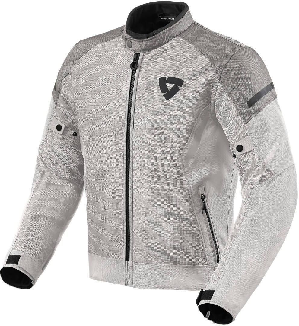 Revit Torque 2 H2O Motorrad Textiljacke silber/grau M Abbildung 1