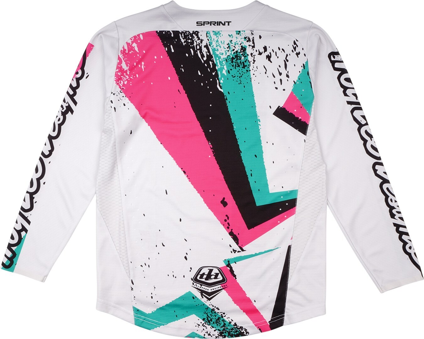 Troy Lee Designs Full Pull Sprint Kids Bicycle Jersey white YES Figure 3