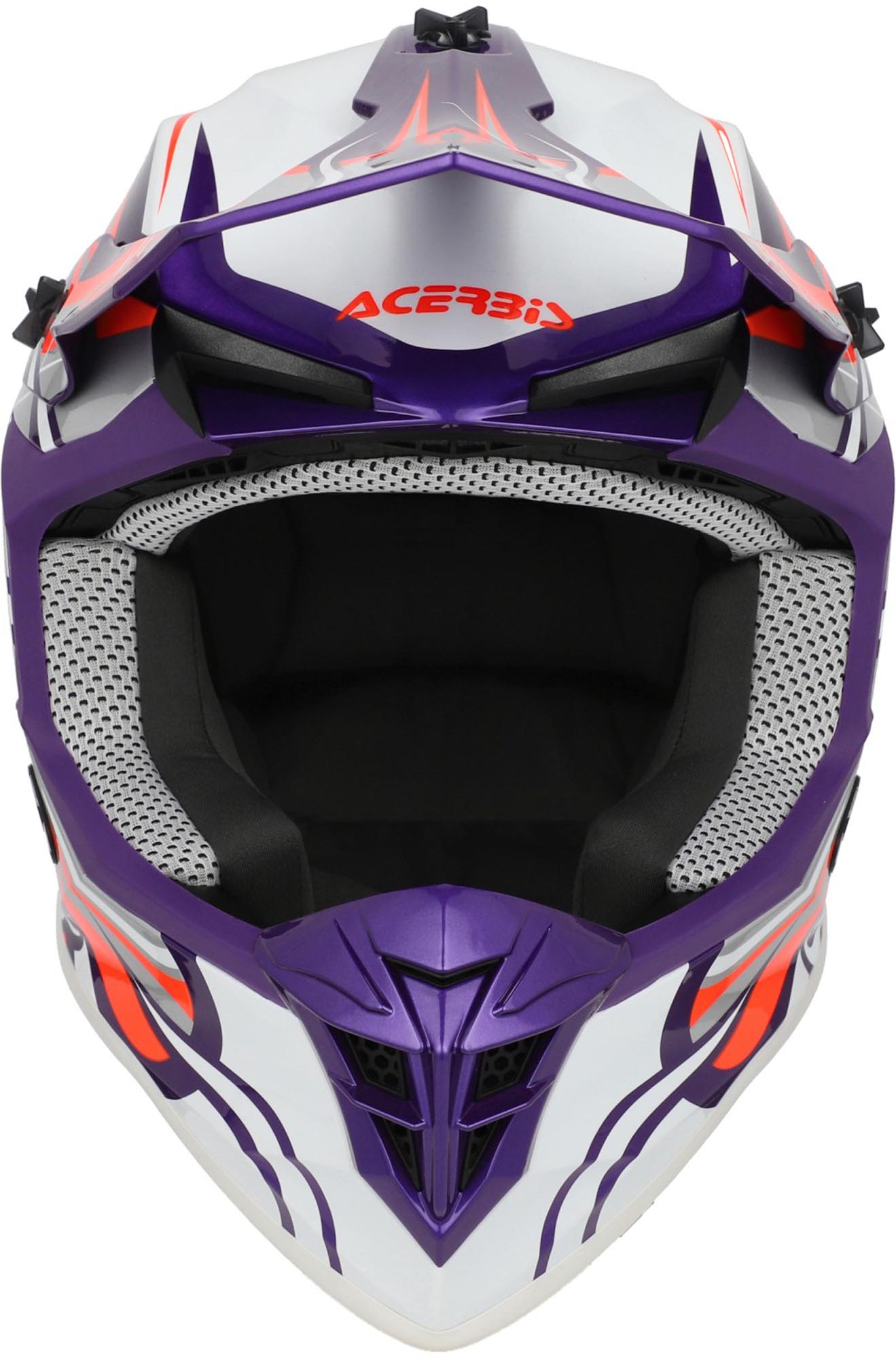 Acerbis Linear Graphic 2026 Motocrosshelm paars/wit S (55/56) Figuur 4