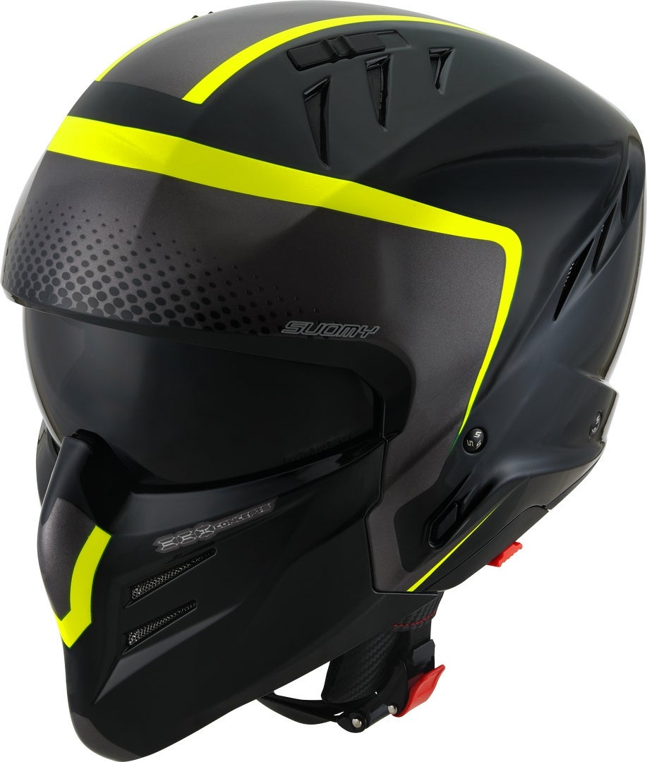 Suomy Armor Crew 2023 Jethjelm sort/gul Nederlag (61) Figur 1