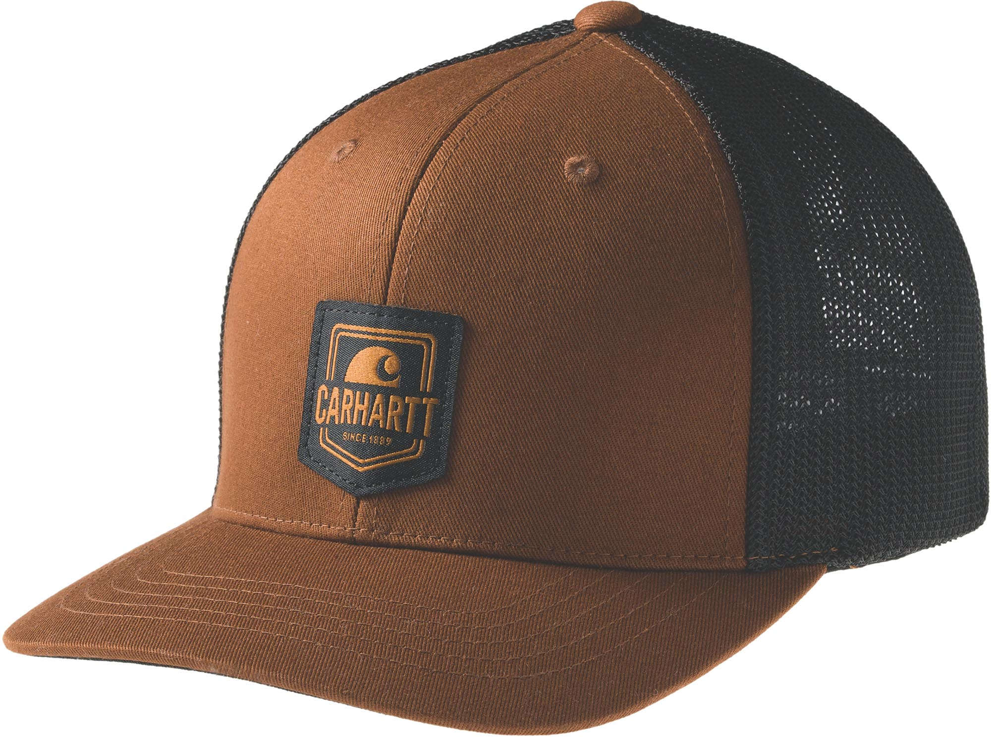 Carhartt Rugged Flex Oakland Fitted Badge Cap brown/black M/L Figure 1