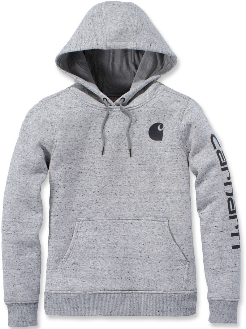 Carhartt Clarksburg Logo Hanorac pentru doamne Gri XS Figura 1