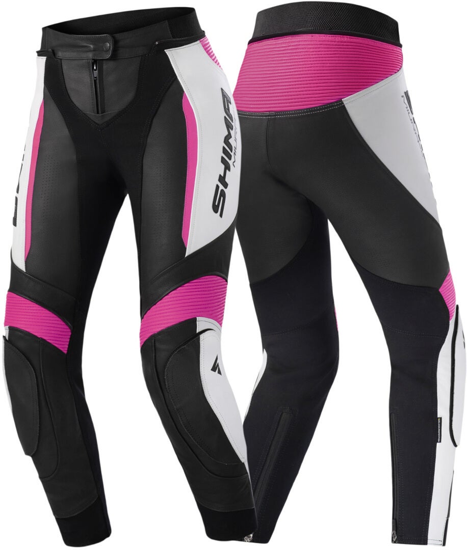 SHIMA Miura 2.0 Dame Motorcykel LæderBukser Sort/fuchsia 36 Figur 3