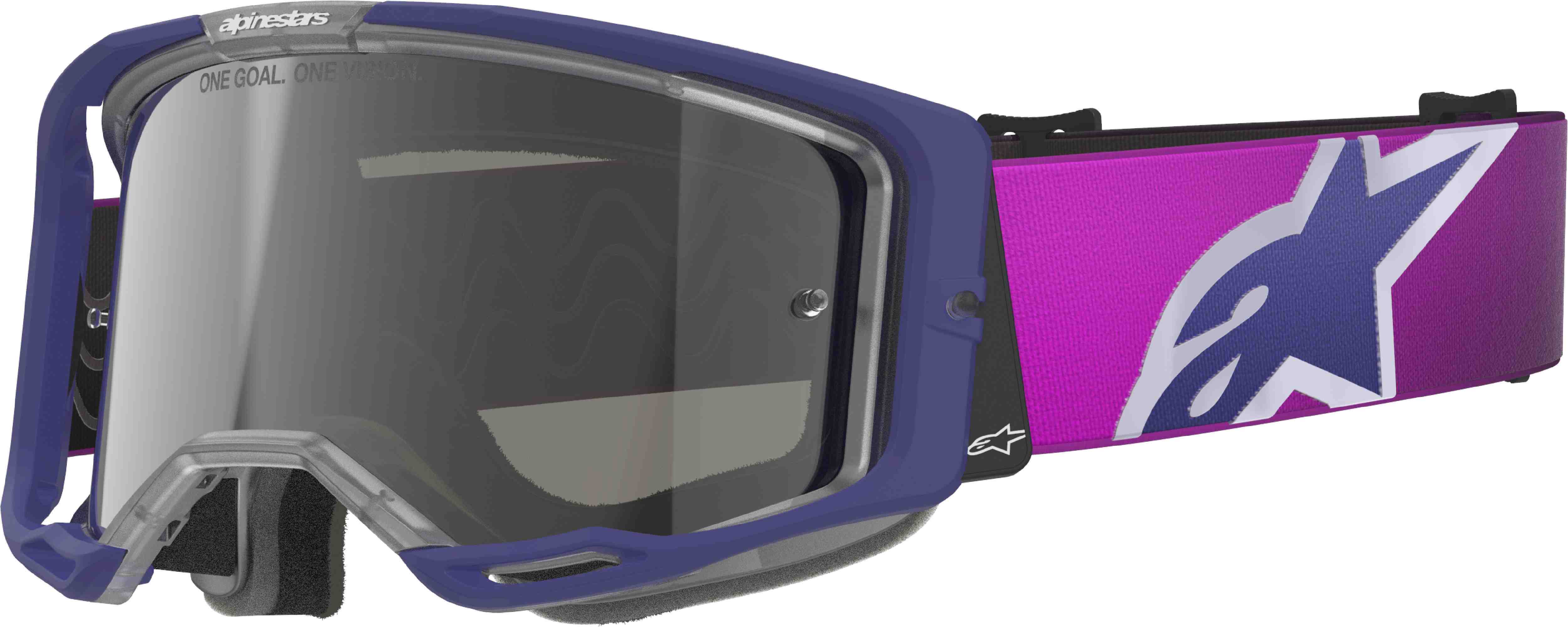 Alpinestars Vision 8 Corp Ochelari de motocross gri/verde Figura 1