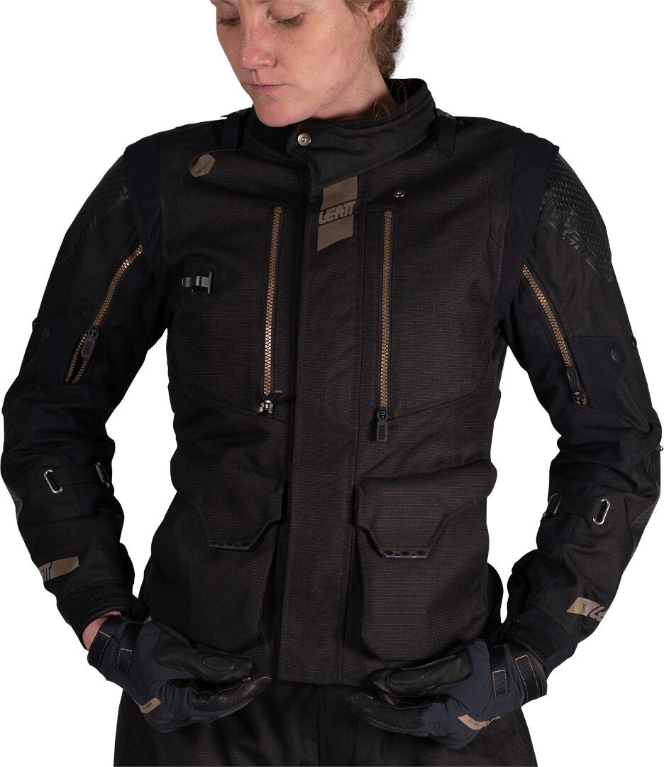 Leatt ADV Multitour 5.5 Dame motorcykel tekstiljakke Sort XL Figur 3