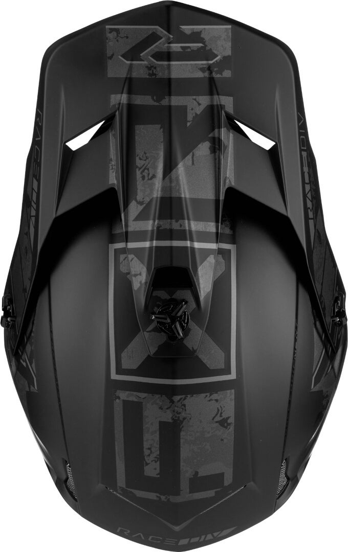 FXR Clutch Stealth Motocross hjelm sort mat/grå M (57/58) Figur 2