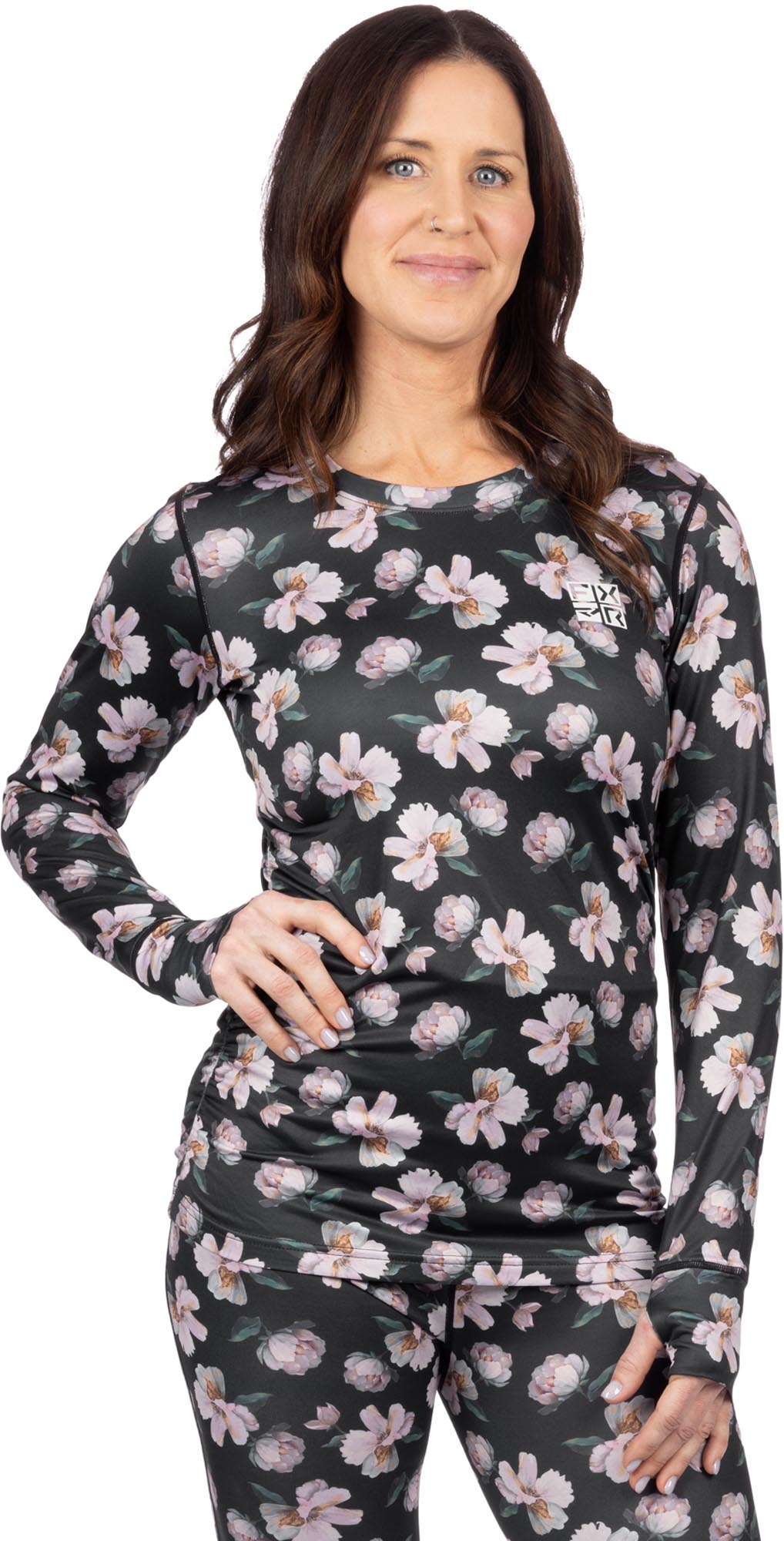 FXR Atmosphere Functioneel damesshirt zwart/roze 2XL Figuur 1