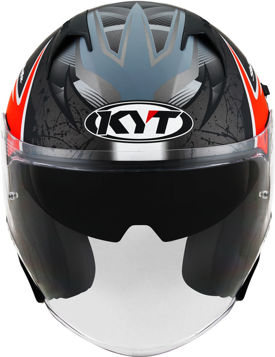 KYT NF-J Attitude Capacete a jato preto/vermelho M (57/58) Figura 8