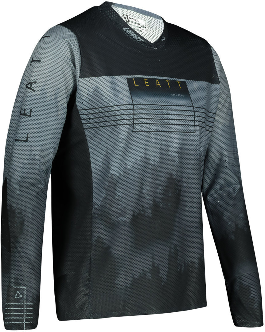 Leatt MTB Gravity 4.0 Cykeltrøje sort/grå XL Figur 2