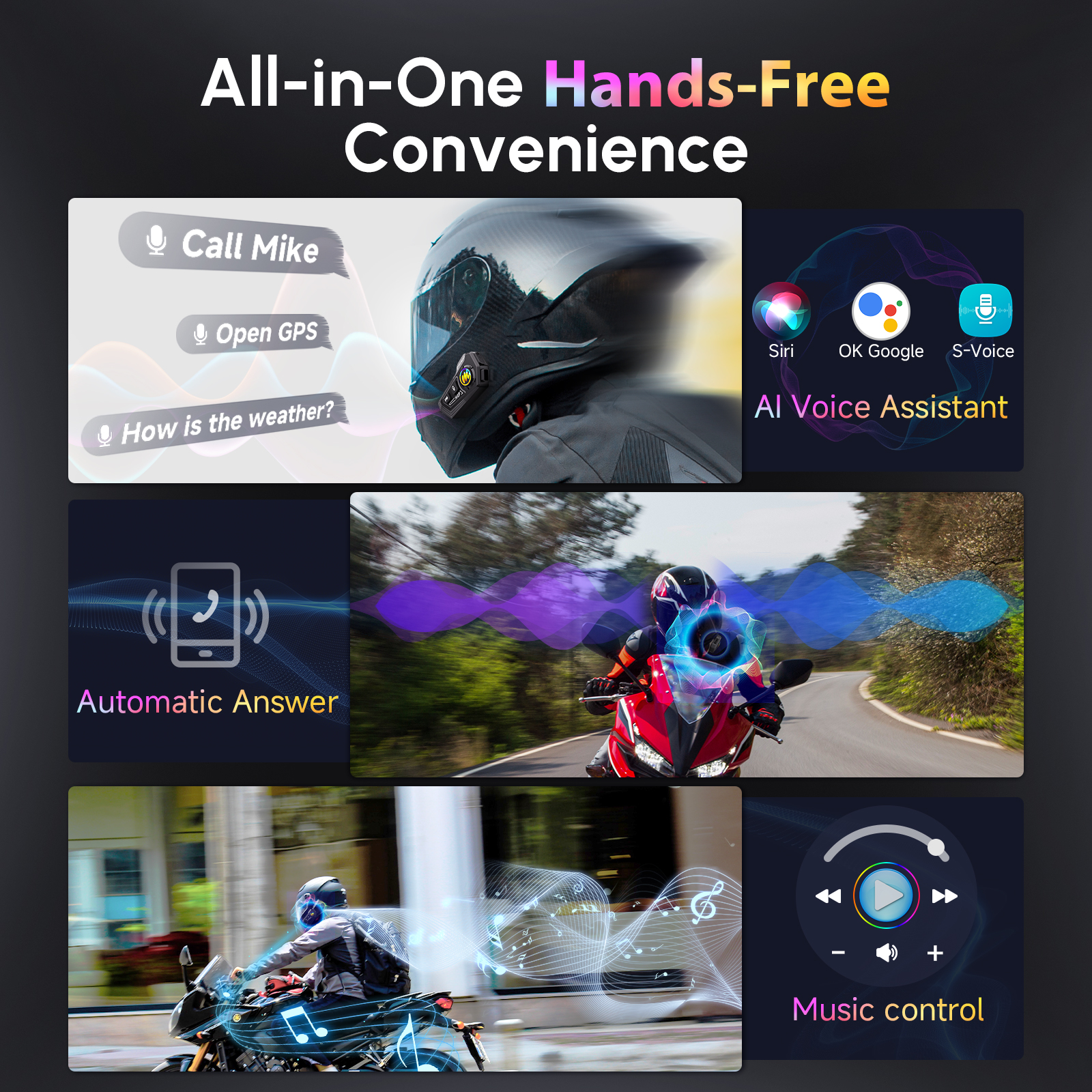 MOMAN H4P FC-Moto Edition Căști Bluetooth Figura 7