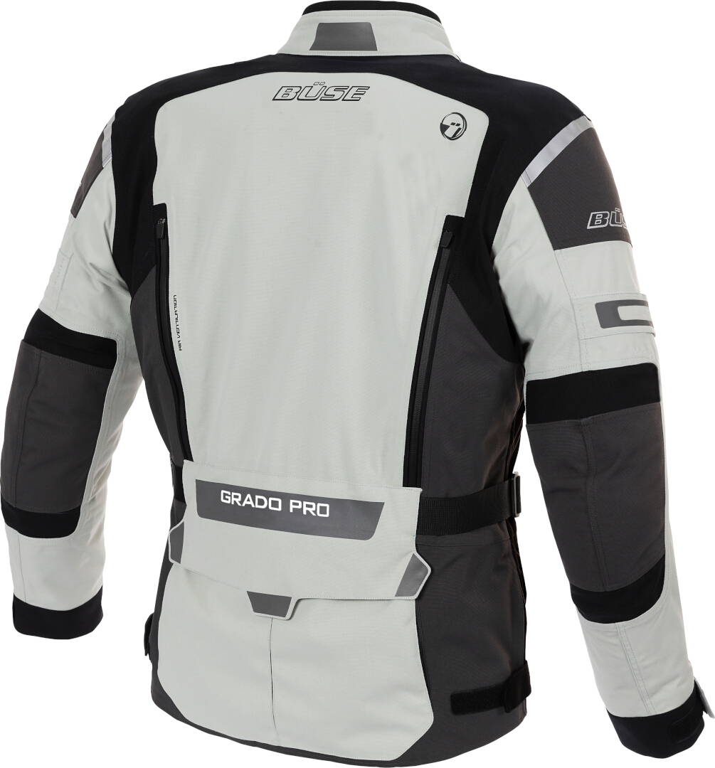 Büse Grado Pro Waterproof Motorcycle Textile Jacket light grey/black 58 Figure 2