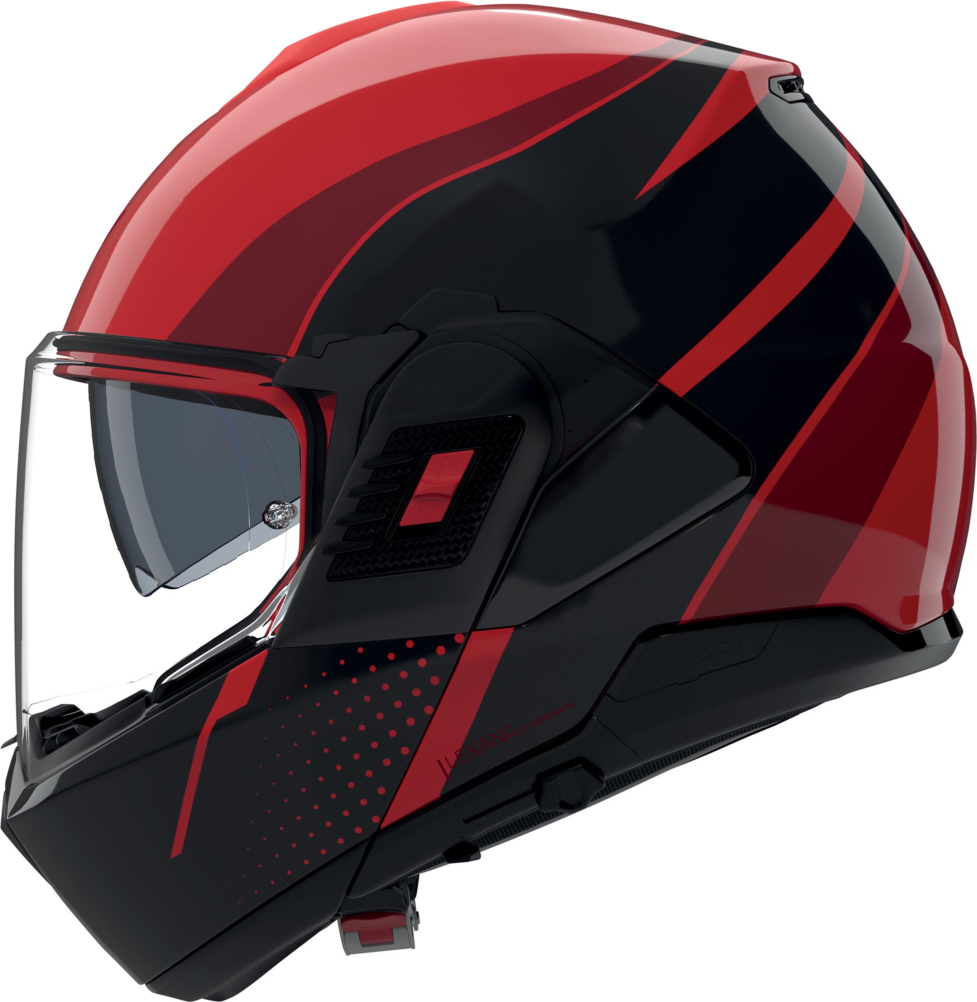 Nolan N120-1 Fluente Hjelm sort/rød M (58) Figur 2