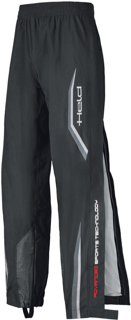 Held Rainblock Zip Base Regnbukser sort/grå 3XL Figur 1
