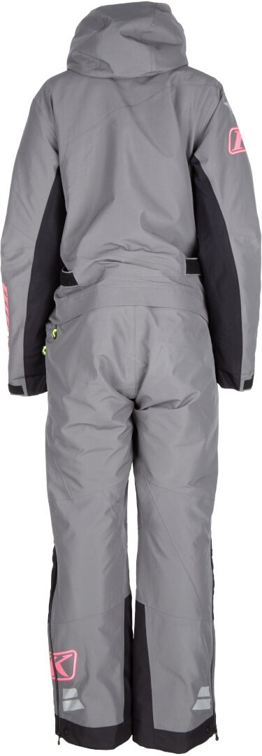 Klim Vailside Mulheres One Piece Snowmobile Terno Cinza/Rosa 2XL Figura 4