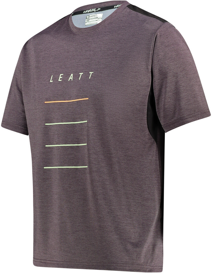 Leatt MTB Trail 1.0 Line Short Bicycle Jersey violet L Figure 2