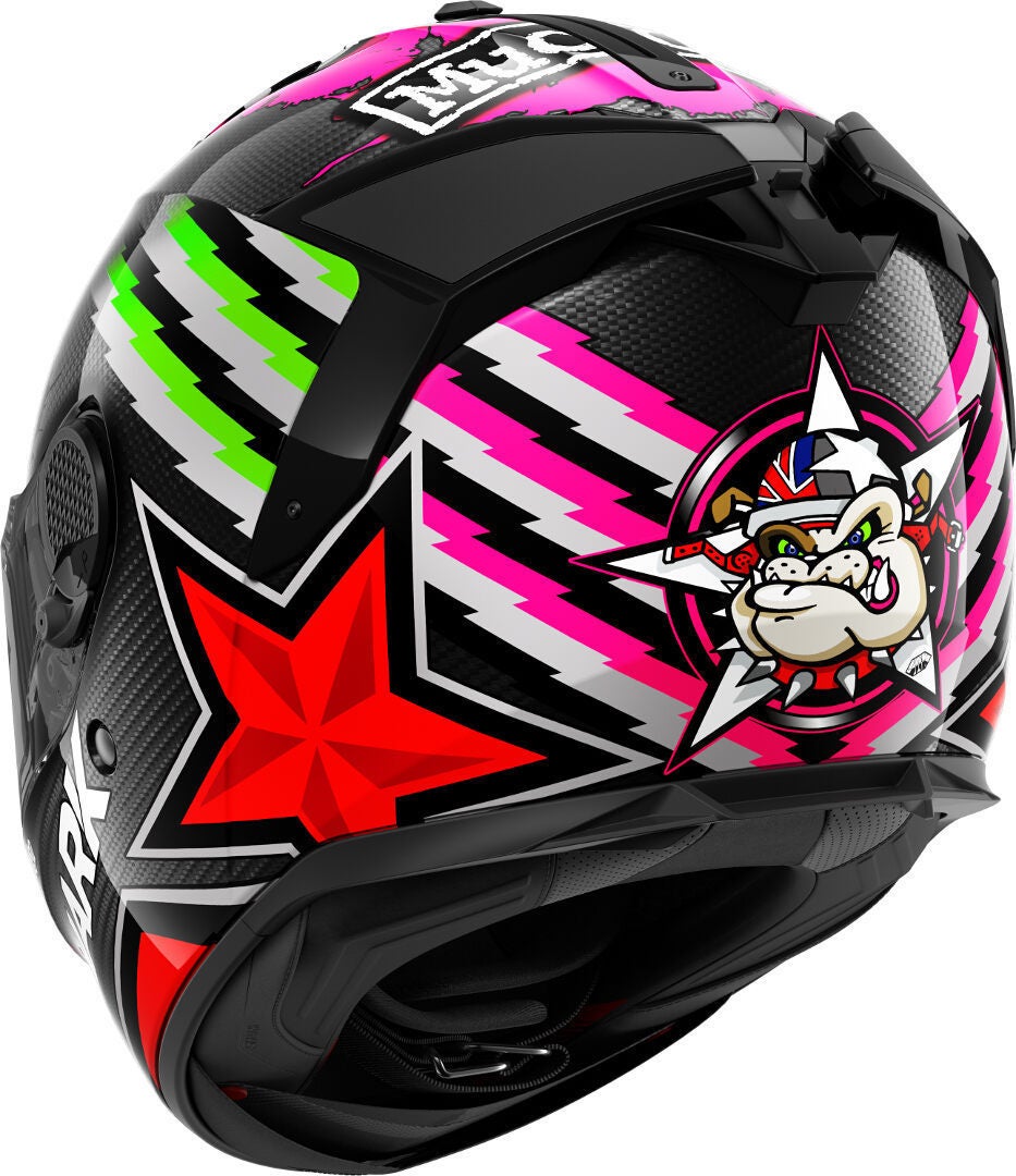 Shark Spartan GT Carbon Replica Redding Signature Шлем красный/зелёный S (55/56) Рисунок 3