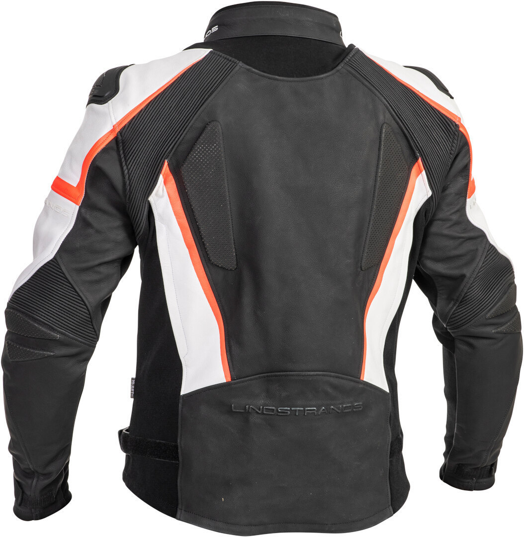 Lindstrands Sanden Motorcycle Leather Jacket black/white 58 Figure 2