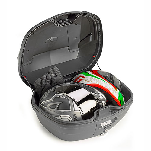 GIVI B47 Blade Tech Monolock Överfall med tallrik svart/transparent 47 Ltr. Figur 3