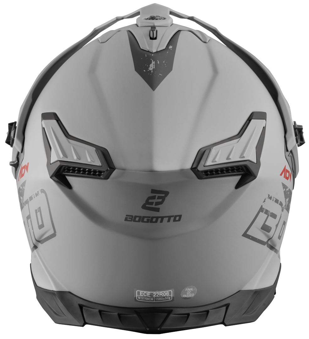 Bogotto FG-601 Duo Glasvezel Enduro Helm Grey Matt M Figuur 7