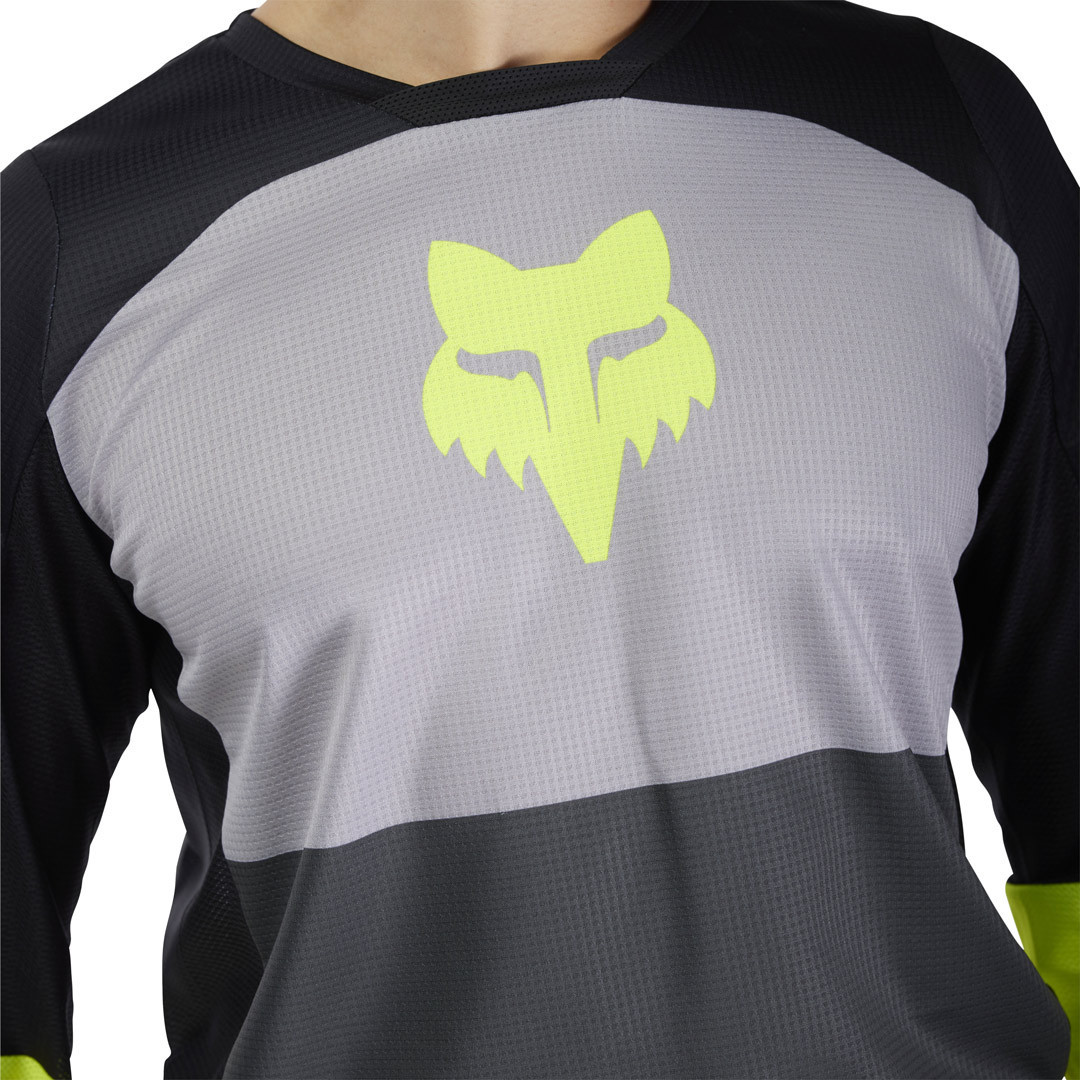 FOX 180 Flow Maillot de motocross noir/jaune M Figure 6