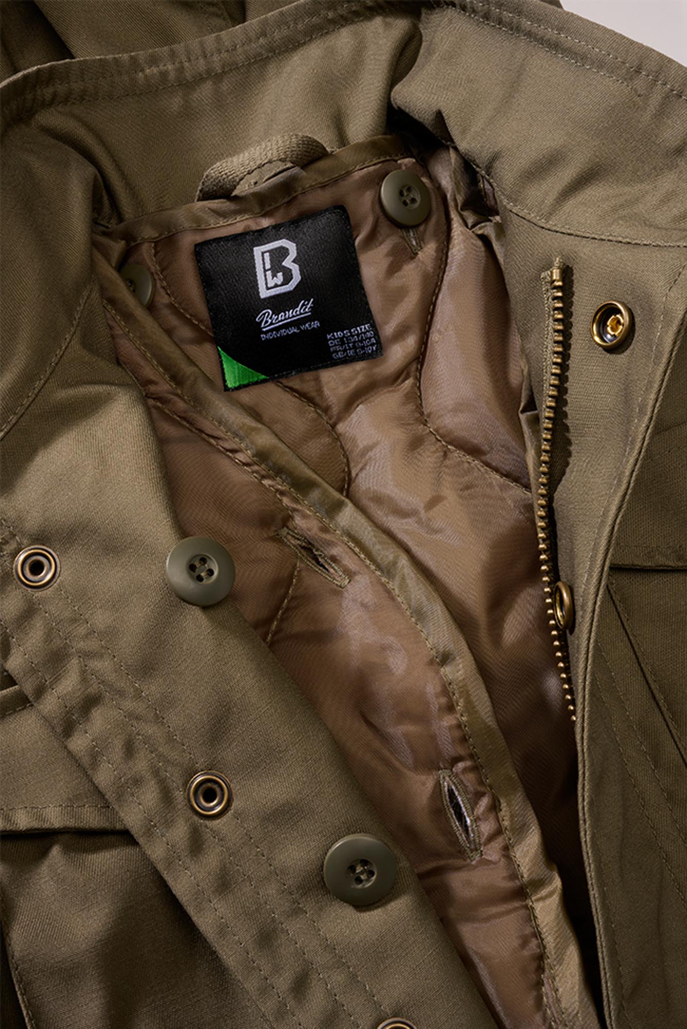 Brandit M65 Classic Veste pour enfants olive 134-140 Figure 3