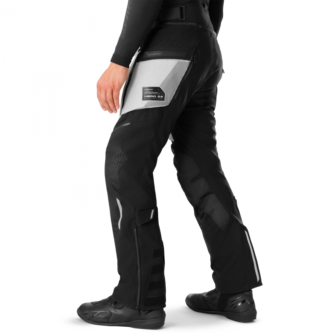 SHIMA Hero 3.0 Pantaloni tessili per motociclette nero/grigio M Figura 5