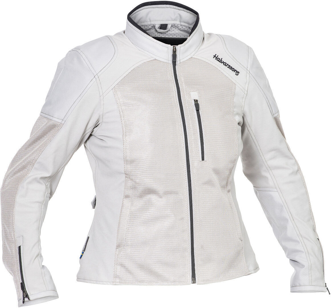 Halvarssons Arvika Damen Motorrad Textiljacke hellgrau/schwarz 44 Abbildung 1