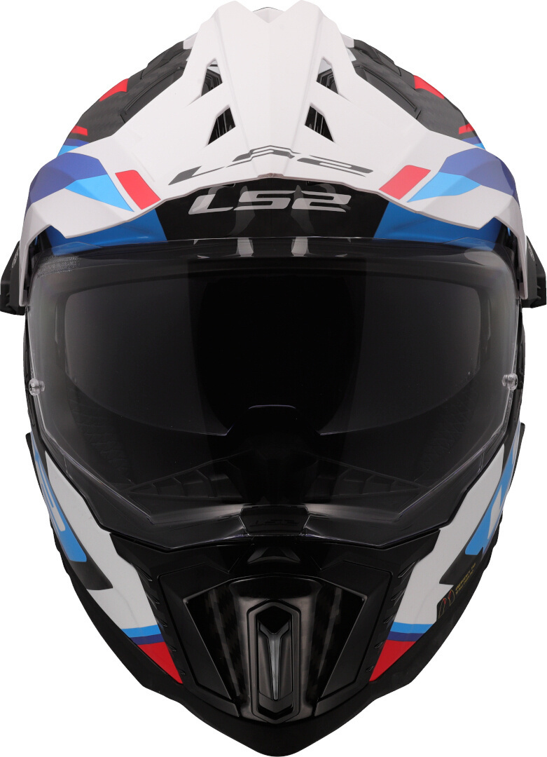 Side view of LS2 MX701 Explorer Carbon Frontier II Motocross Helmet