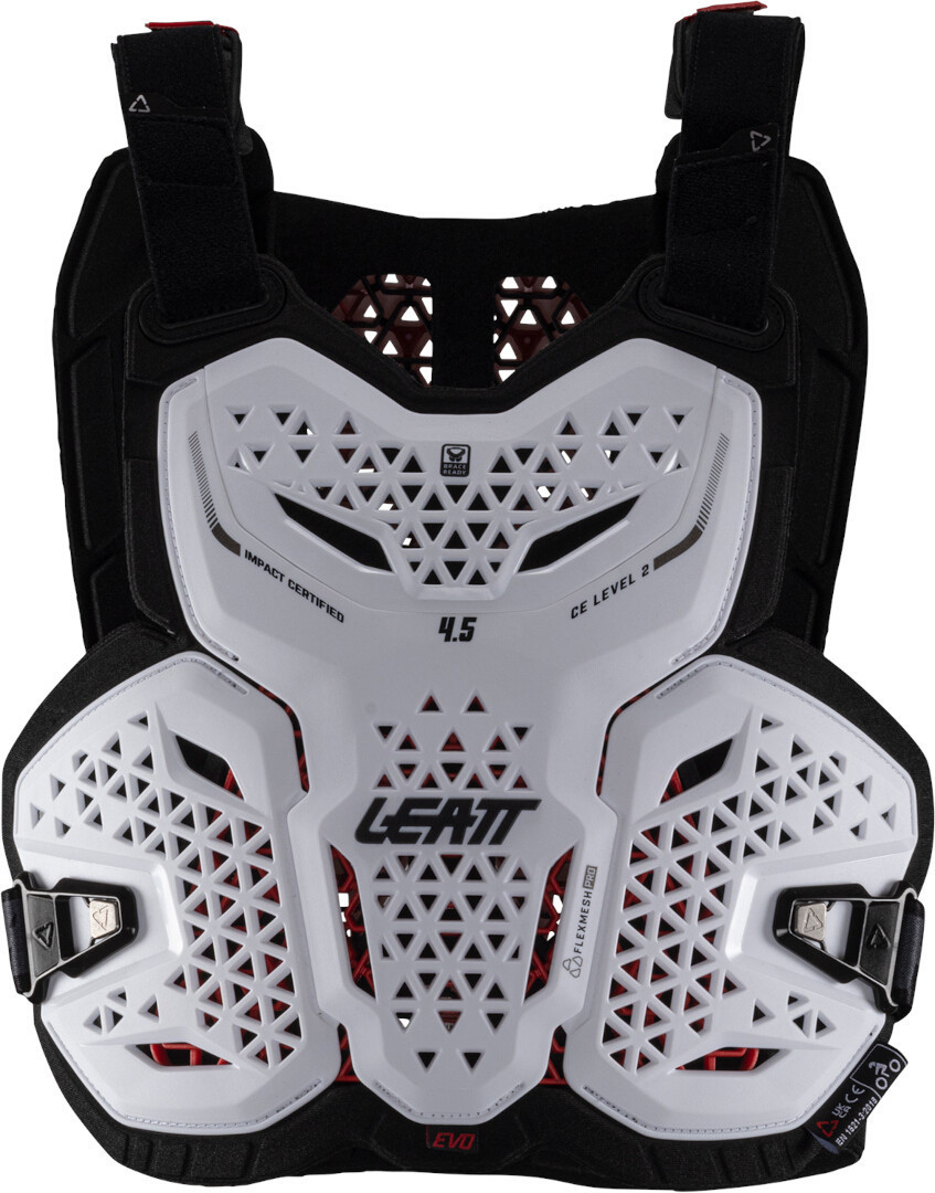 Leatt 4.5 Evo Protector de piept alb S/M Figura 5