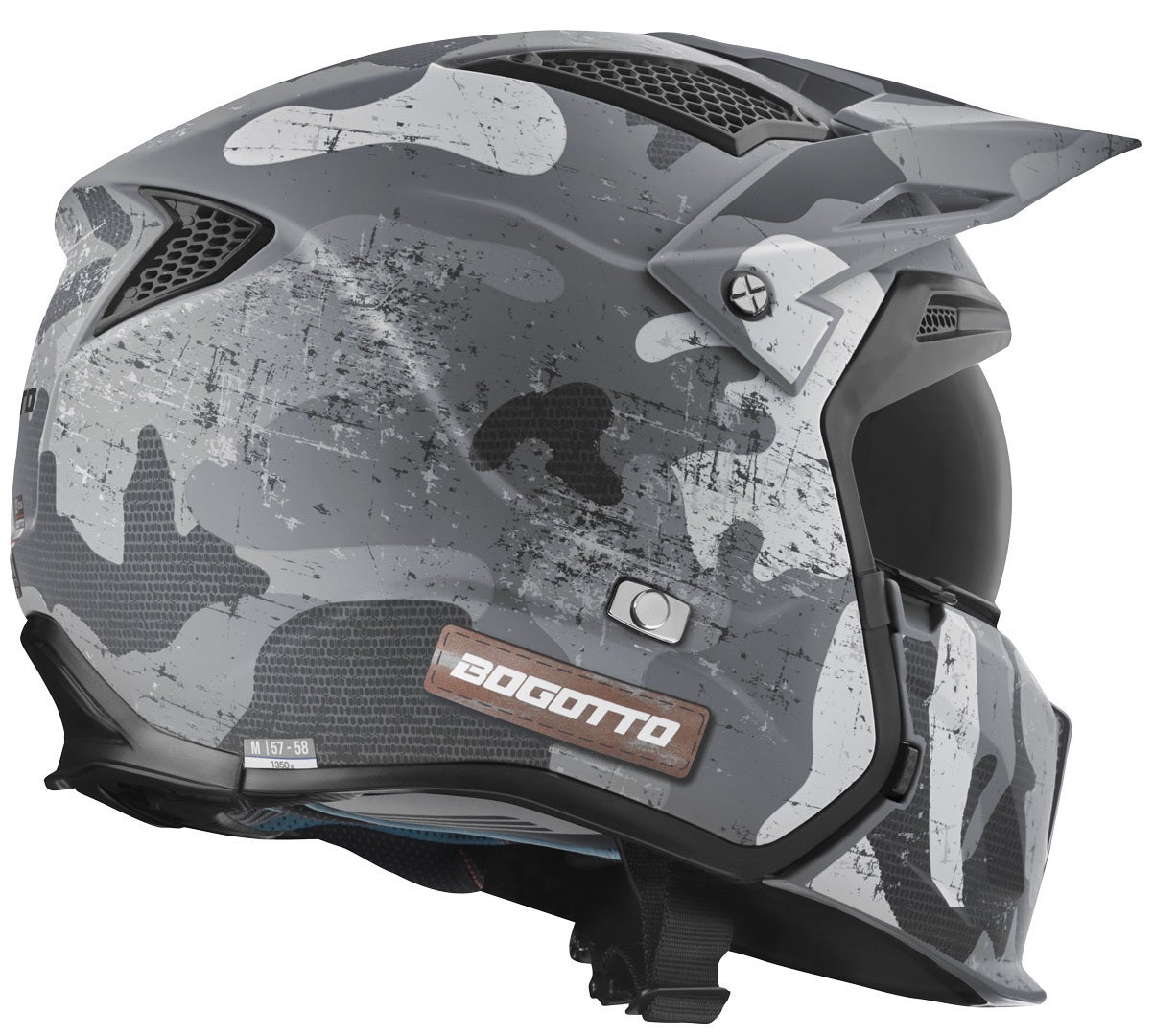 Bogotto Radic Camo 22.06 Helmet white matt S Figure 9
