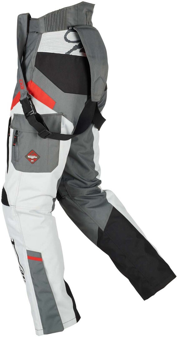 Furygan Apalaches Senhoras Motocicleta Calças Têxteis preto/cinza/vermelho M Figura 3