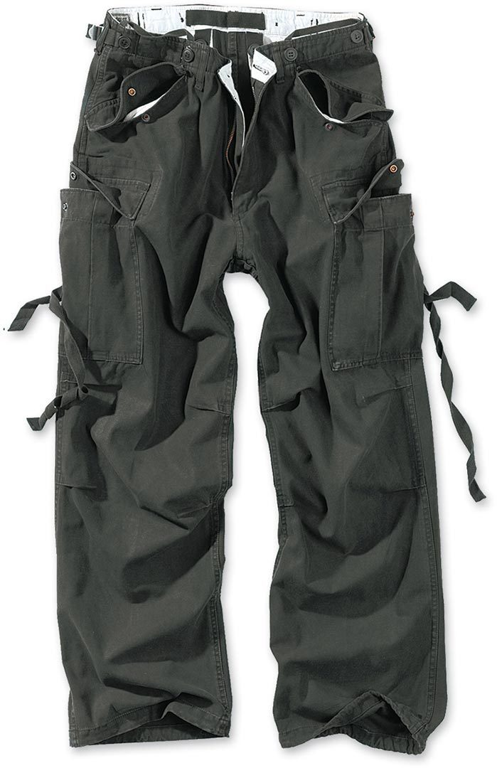 Surplus Vintage Fatigue Broek Zwart M Figuur 1
