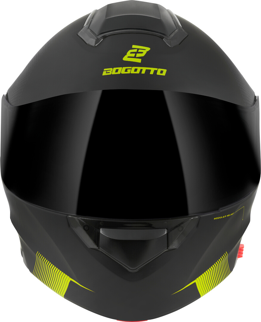 Bogotto H271 Wayke Cască Negru mat/galben L Figura 5