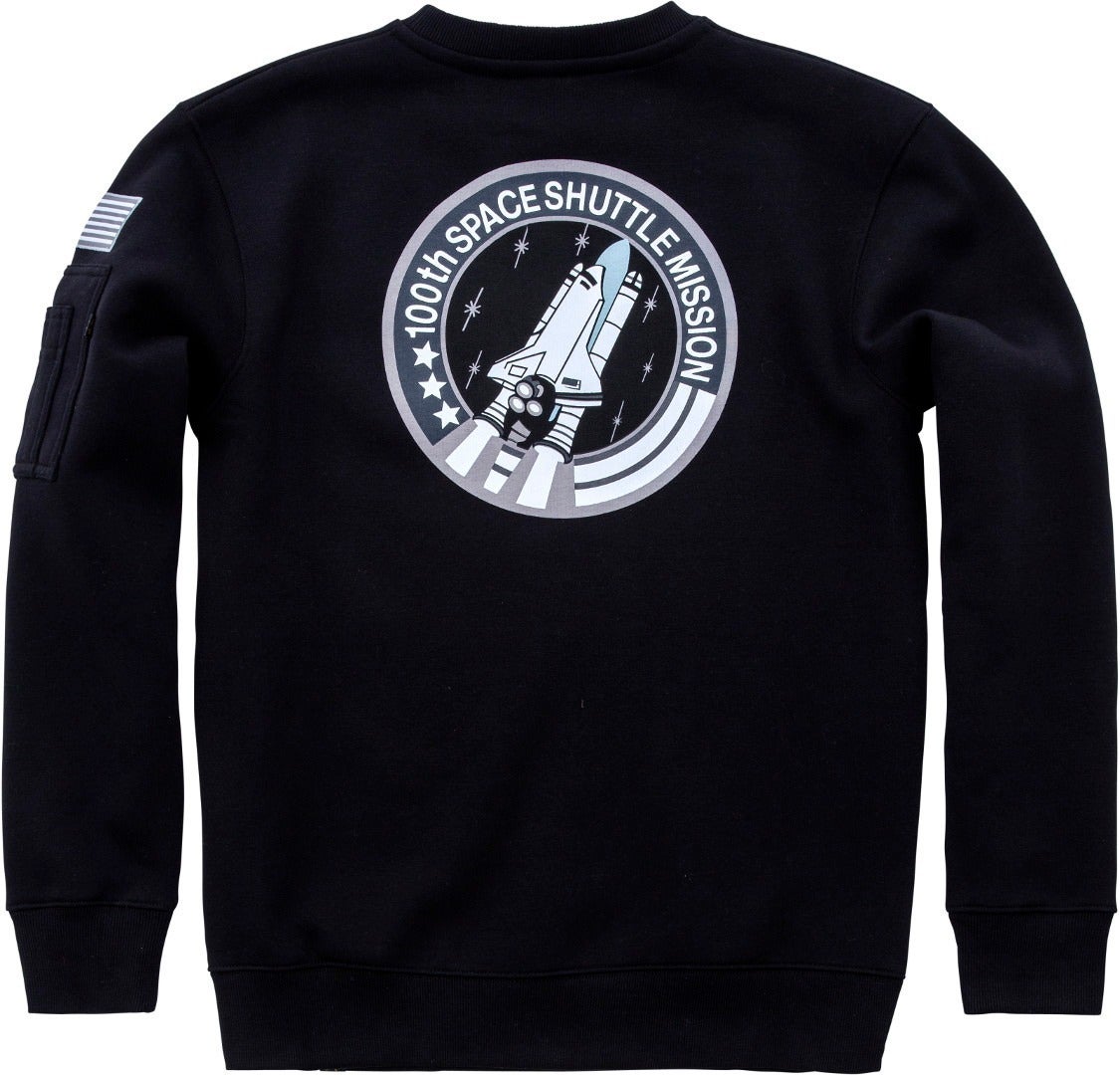 Alpha Industries Space Shuttle Sweatshirt schwarz 3XL Abbildung 2
