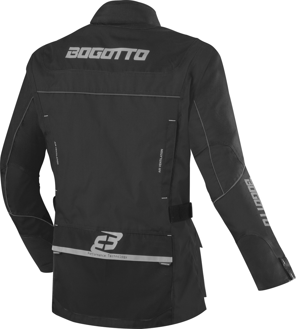 Bogotto Covelo waterproof Motorcycle Textile Jacket black S Figure 2