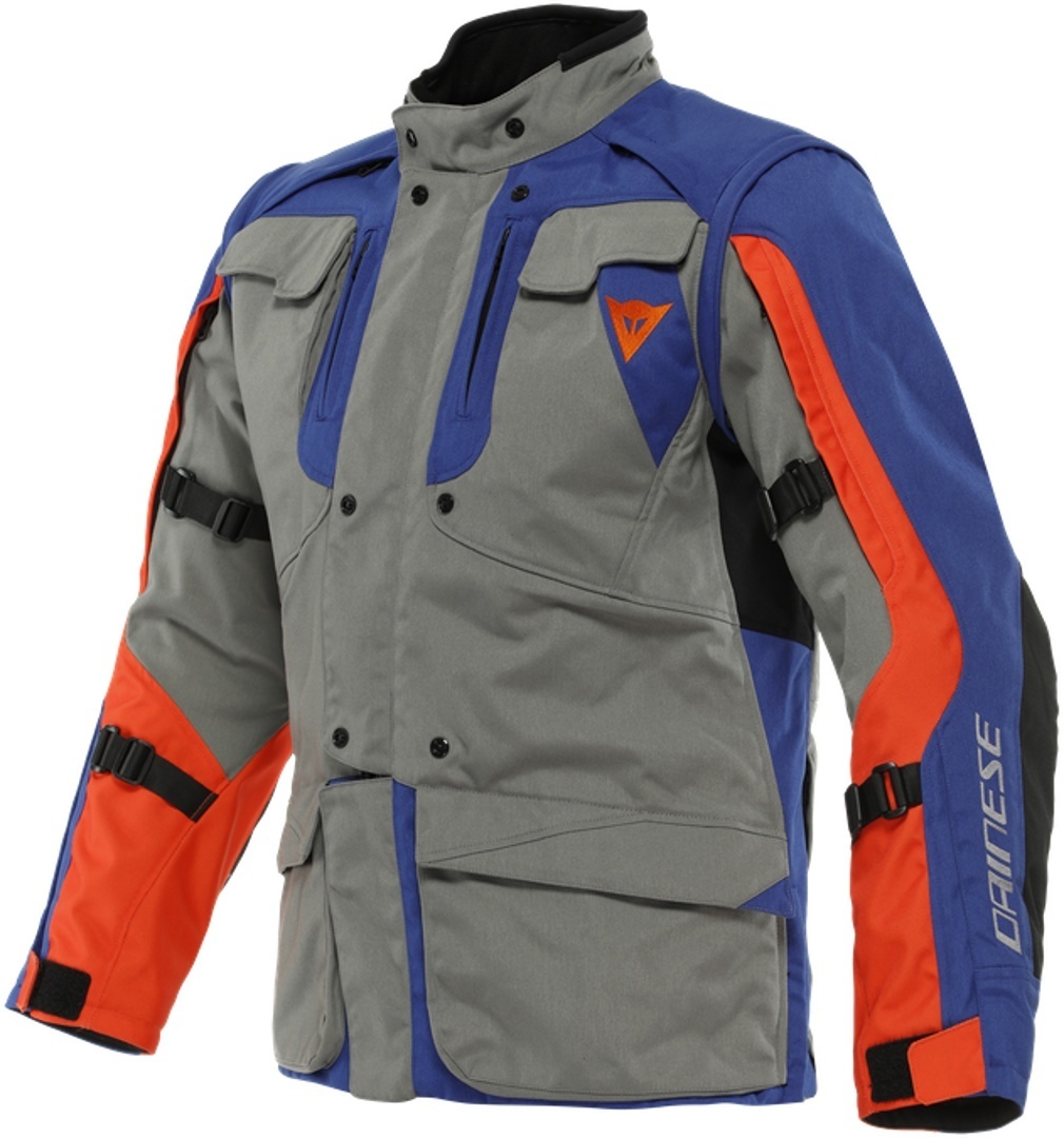 Dainese Alligator Tex Motorcycle Textile Jacket grey/blue 64 Figure 1