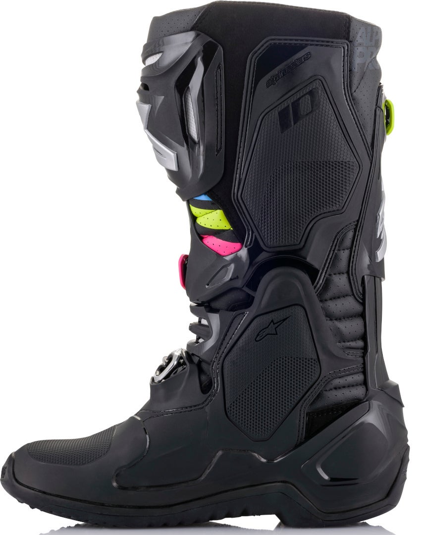 Alpinestars Tech 10 Supervented Bottes de motocross noir/rose/jaune 13 (48) Figure 6