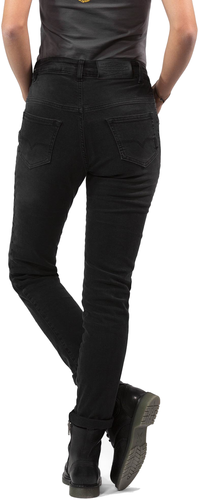 John Doe Betty High XTM Damer Jeans Sort 28 L34 Figur 3