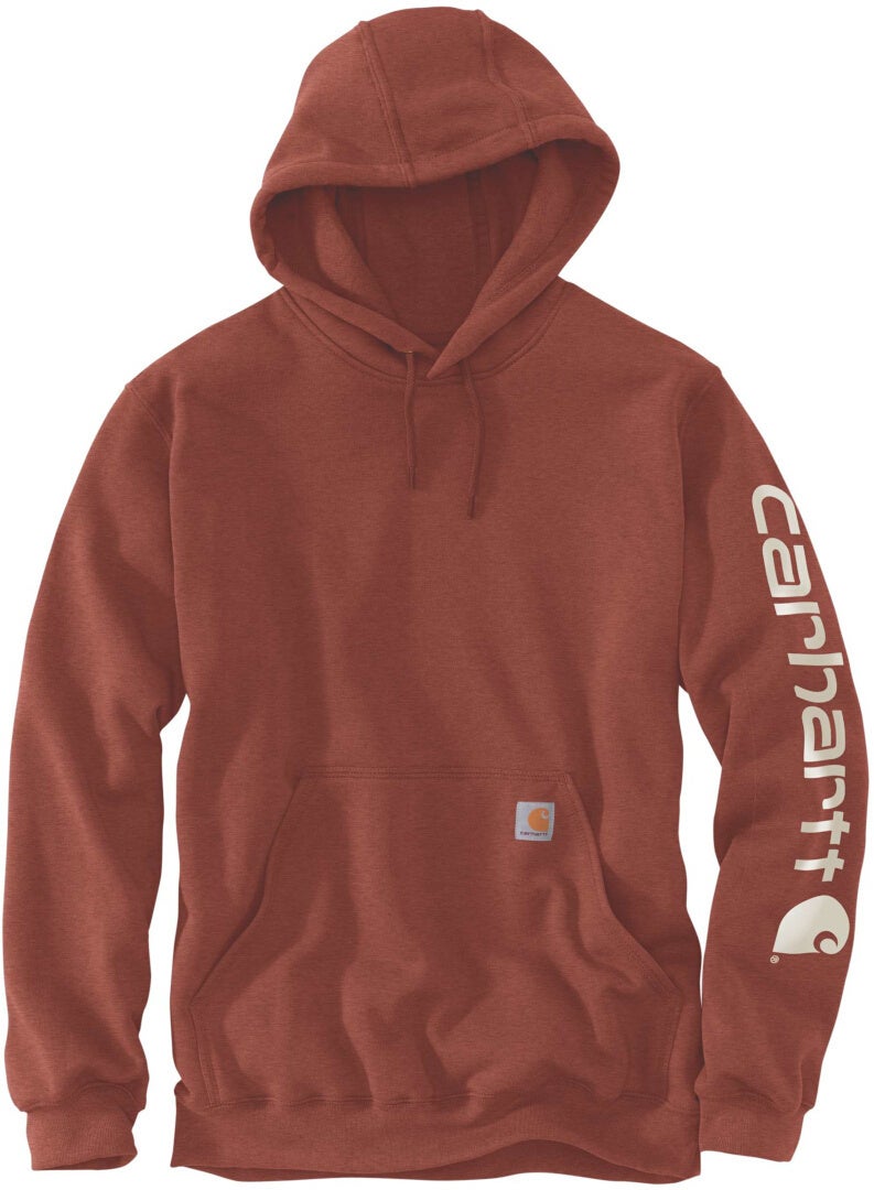Carhartt Iconic K288 Logo 卫衣 酒红色 XS 图1