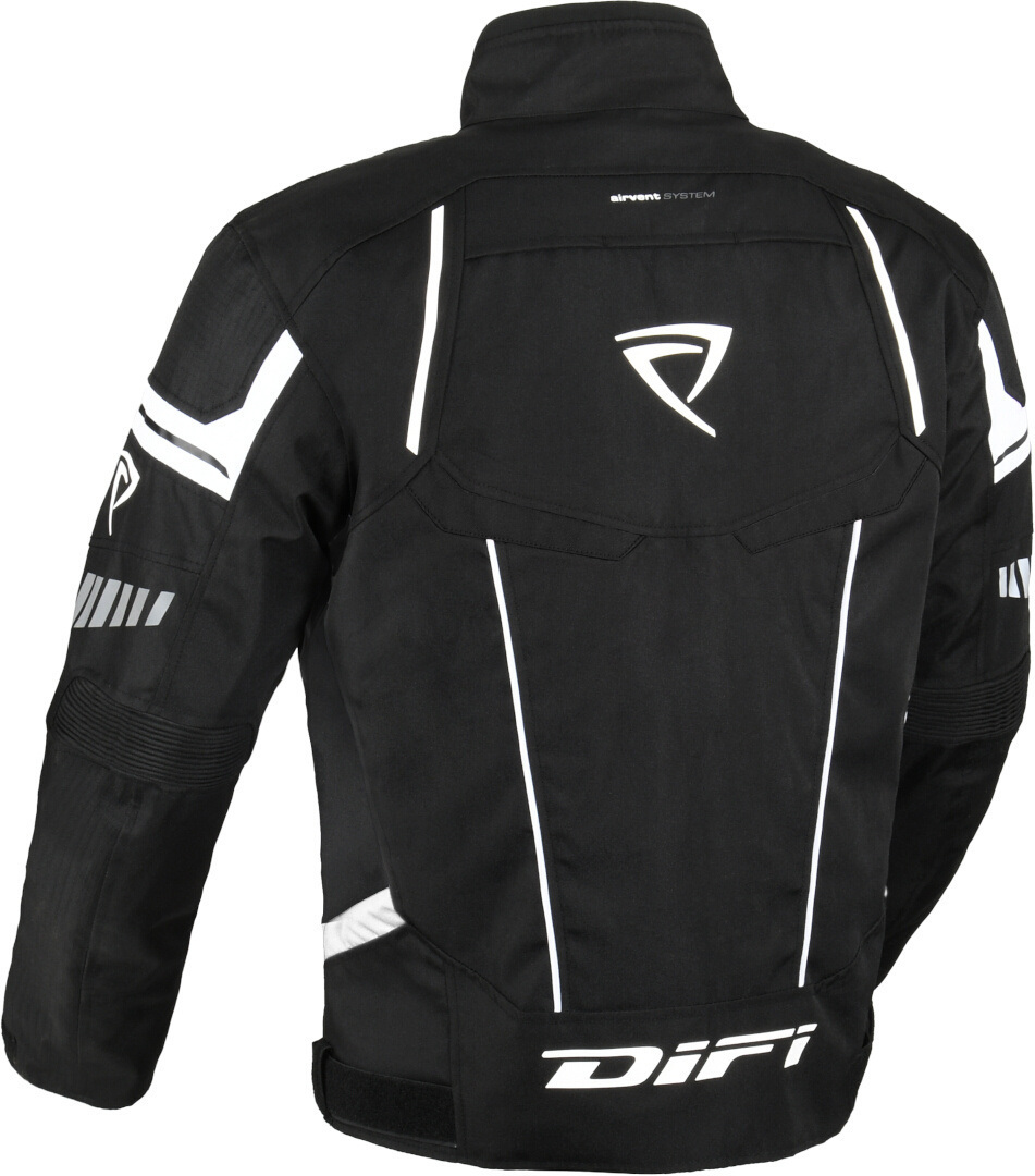 DIFI Estoril Aerotex waterproof Motorcycle Textile Jacket black/white M Figure 2