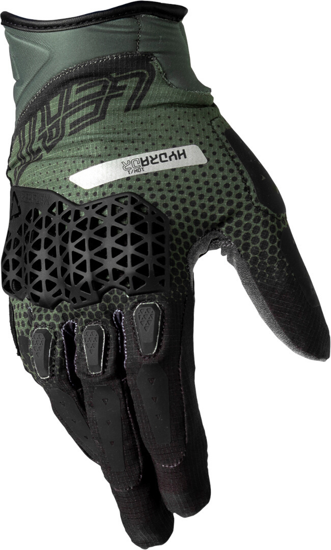 Leatt ADV Hydradri 5.5 Short Mănuși impermeabile pentru motociclete Negru/Măsliniu S Figura 3