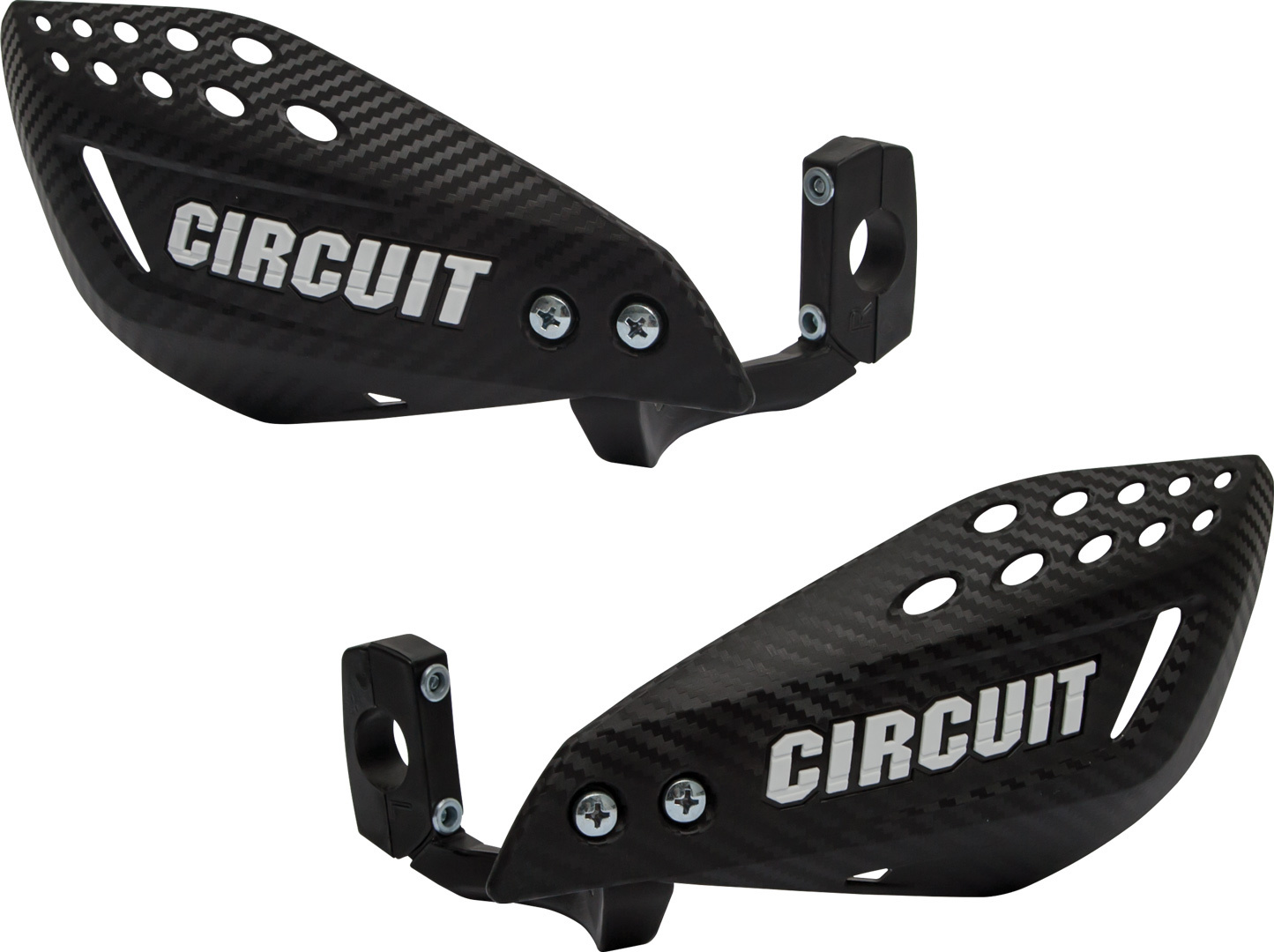 Circuit Equipment VECTOR Guarda de Mão Carbono/Branco Figura 1