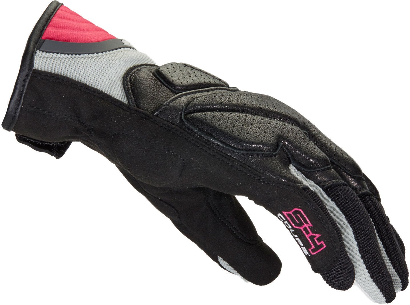 Spidi S-4 Damenhandschuhe schwarz/pink S Abbildung 3