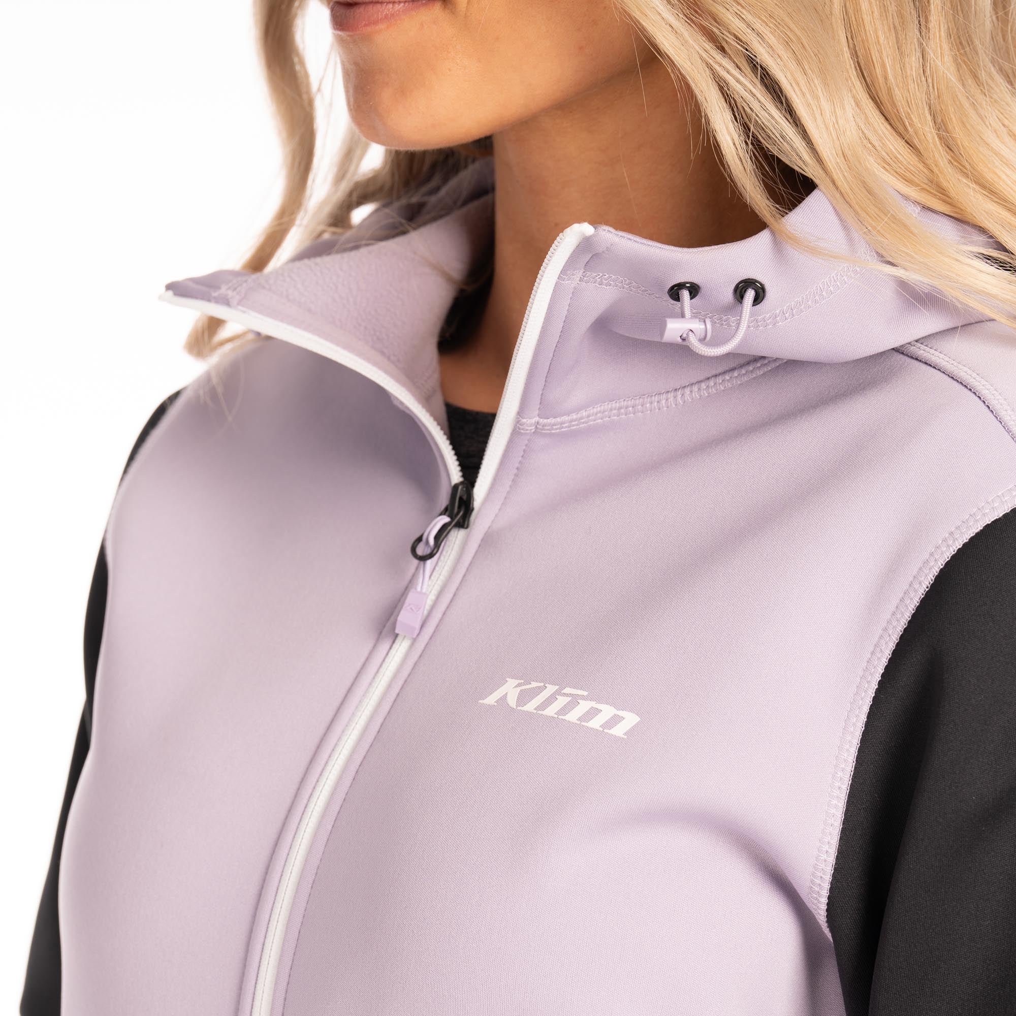 Klim Visita Full Sweat à capuche zippé pour dames violet/noir XS Figure 5