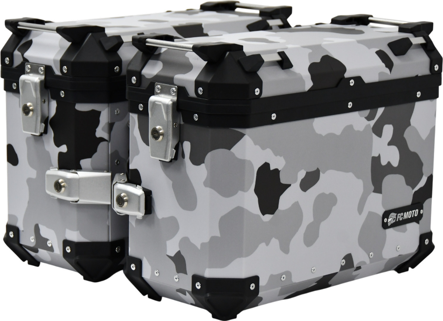 FC-Moto Terreno EVO Camo White 36 L Alu Set de carcasă laterală + Set de cilindri de încuietoare Figura 2