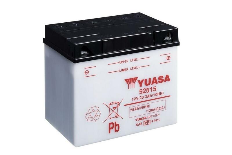 YUASA YUASA konventionellt YUASA-batteri utan syrapaket - 52515 Batteri utan syrapaket Figur 2