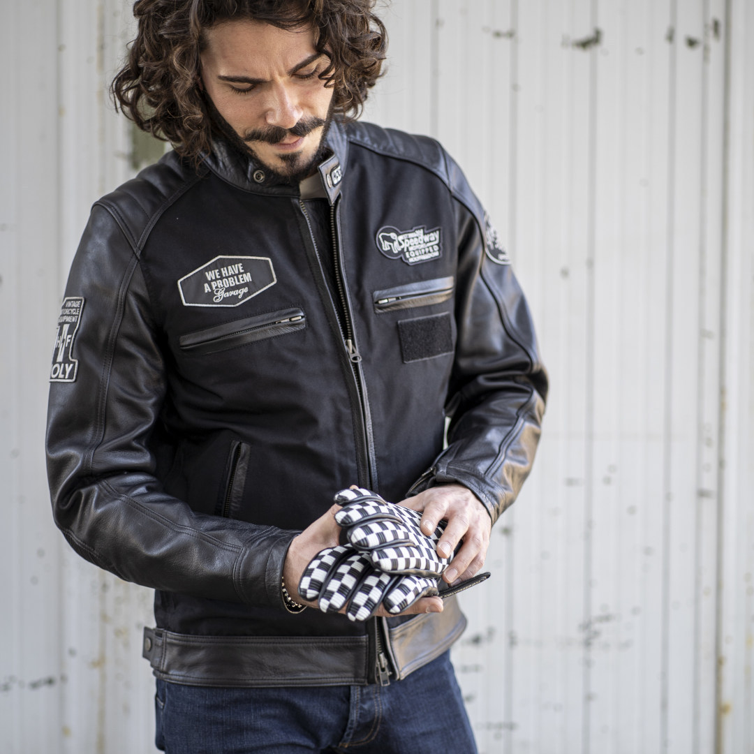 HolyFreedom Zero TL motorcycle leather/textile jacket S Figure 17