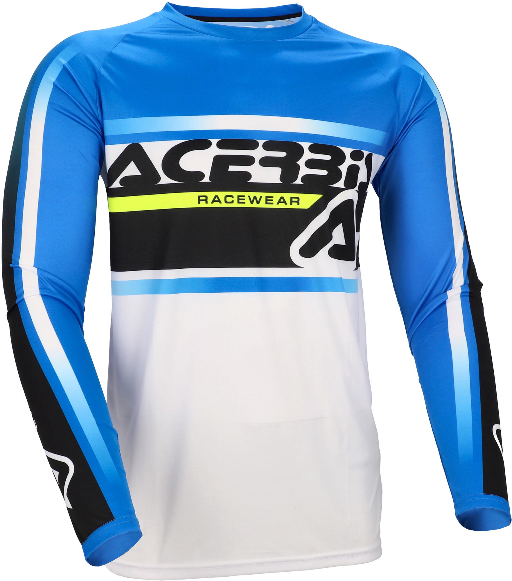 Acerbis MX Linear Ungdoms motocrosstrøje hvid/blå M Figur 1