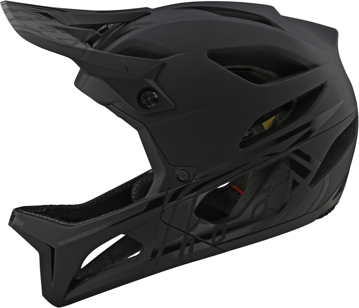 Troy Lee Designs Stage Stealth MIPS Hjälm Black Matt XS/S Figur 8