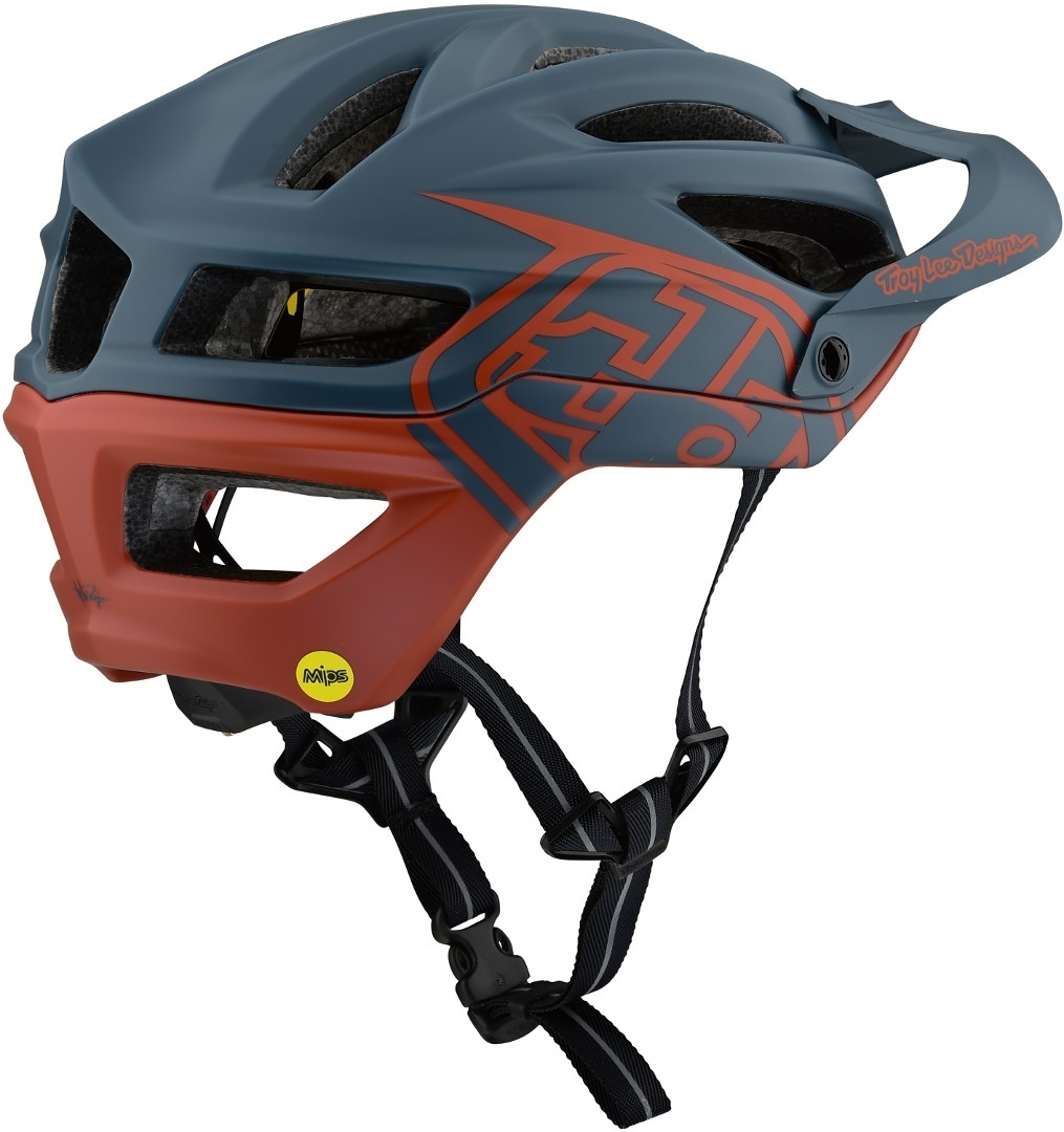 Troy Lee Designs A2 MIPS Decoy Casco Bycicle grigio scuro M/L Figura 3